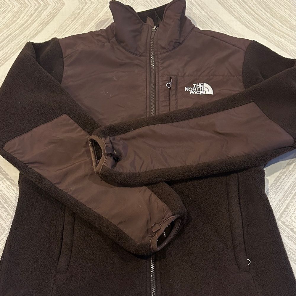 The North Face Women's Dark Brown Fleece Zipper Jacket Size S